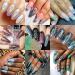 BISHENGYF Nail Titanium Powder Set - 6 Colors Jar Mirror Optical Metal Electroplating Chrome Powder for Manicure Art Decoration - Buy Online on GoSupps.com