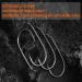 Dr.Fish 100 Pack Baitholder Fishing Hooks - High Carbon Steel Black Nickel, Down-Turned Eye, Surf Fishing Bass Crawler Harness #8-100 Pack - Buy Online on GoSupps.com