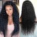 26inch Deep Wave 13x4 Lace Front Wigs Human Hair Pre Plucked With Baby Hair 150% Density Brazilian Deep Curly Human Hair Glueless HD Transparent Lace Frontal Wigs for Black Women 26 Inch Deep Wave 13x4 lace frontal