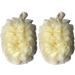 2 PACK Exfoliating Body Spa Bath Mitt For Men & Women - Loofah Sponge Brushes Pouf Bath Mesh Brush - Shower Scrubber Remove Dead Skin 5 7inchs