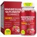 Magnesium Glycinate Gummies 600mg Sugar-Free High Absorption Magnesium with L-Threonate Supports Relaxation Calm & Restful Sleep with Vitamin B6 & D3 120 Berry-Flavor Gummies