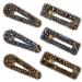 6 Pieces Rhinestone Hair Clips Large Alligator Hair Clips Bling Crystal Duckbill Hair Barrettes Non-Slip Metal Hair Pins for Women Girls Daily Party Wedding Hair Accessories