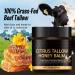 Advanced Citrus Tallow Honey for Skin Organic Grass-Fed Beef Tallow Balm with Raw Honey Skin and Face Moisturizer for Deep Hydration - 3.53 Oz - Buy Online on GoSupps.com