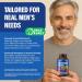 Multivitamin for Men - B-Complex | Whole Foods & Enzymes - Energy Focus & Brain | Men's Health Complex - 46in1 Mens Multivitamin - Bioavailable & Gentle on Stomach - Made in USA - 90 Capsules 1/Day - Buy Online on GoSupps.com