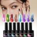 Magnetic - 8 Bottles of Magnetic Glitter Gel Long-Lasting Finishing Manicure Accessories for Women and Girls - Buy Online on GoSupps.com
