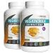 Weight Gainer Cinnamon Oat Cookie 2x3kg 580+ KCAL Pro Pro portion Vegain Max Muscle Mass Gainer High protein content 30% + complex carbohydrates without maltodextrin & dextrose lactose-free & vegan cinnamon oat cookie 3 kg (2 Pack)