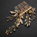 Jimenez Women Hairpin Hair Comb Clip Floral Head Piece Crystal Flower Bride Hair Pins Wedding Bridal Hairs Accessories Gift - Buy Online on GoSupps.com
