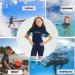 DIVE & SAIL Kids 2mm Neoprene Shorty Wetsuit - Blue | Thermal Swimsuit for Snorkel Diving | Youth Boys & Girls Wet Suit - L Size (3-4 Years) - Buy Online on GoSupps.com