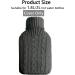 Bakecat Knitted Hot Water Bottle Cover - Grey | Cover Only - Buy Online on GoSupps.com