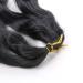 Bouncy French Curles Braiding Hair 9 Pack 22 Inch Synthetic Extensions - Pre-Stretched Wavy Hair - Premium Quality (1B) - Buy Online on GoSupps.com