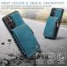 Shop Soonic Protective Leather Cover for Samsung Galaxy A34 5G - Magnetic Wallet with Card Compartment Zipper & Stand | Blue - Buy Online on GoSupps.com