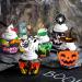 164PCS Halloween Cupcake Toppers Wrappers - Spider Web Pumpkin Zombie Hand Cake Party Decorations Supplies - Buy Online on GoSupps.com