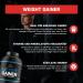 XXL Nutrition Weight Gainer - 2500g Protein Powder for Muscle Mass & Building | EAA BCAA Low Fat - Vanilla Flavor - International Shipping Available - Buy Online on GoSupps.com