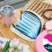 Women's Floral Tampon Storage Bag - Multi-Pocket Binding-Up Bags for Menstrual Needs | International Shipping - Buy Online on GoSupps.com