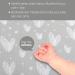 Soft Jersey Cotton Pack n Play Fitted Sheet 2 Pack - White & Grey, Unisex Mini Crib Sheets - Buy Online on GoSupps.com