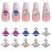 WLLHYF 10Pcs Planet Rhinestone Charms - Luxury 3D Saturn Nail Art Accessories for Women - Buy Online on GoSupps.com