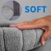 Soft Warm Cushion Pad Cover for Bed Pan & Commode Chair - Washable Thick Mat for Elderly, Grey - Buy Online on GoSupps.com