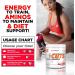 ALLMAX Nutrition AMINOCUTS (ACUTS) Amino-Charged Energy Drink with Taurine L-Carnitine Green Coffee Bean Extract Cotton Candy 30 Servings - Buy Online on GoSupps.com