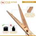 Five Star Solingen Gold-Line Offset Professional 6 Extra Sharp Rose Gold Hairdressing Scissors - Perfect for Men Women Salons & Kids - Rustproof & Ideal for Fine and Strong Hair - Buy Online on GoSupps.com