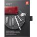 ZWILLING Manicure Set Pedicure Kit with Stainless Steel Cowhide Leather Crocodile Edition 5 Pieces Red - Buy Online on GoSupps.com