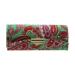 Paisley Patterned Ladies Lipstick Case with Mirror Purse Lip Stick Holder - Green