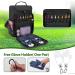 Goburos Golf Shoe Bag for Men US Size 14 - Durable Carrier with Free Glove Holders & Pockets for Accessories - Ideal Black Golf Bag - Buy Online on GoSupps.com