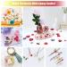 Dried Pressed Flowers for Resin & DIY Crafts - 185 Pcs Natural Dry Flowers with Plastic Case & Butterflies Yellow - Buy Online on GoSupps.com