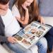 Fintie Self-Adhesive Photo Album | 60 Sticky Pages | Metallic Pen | DIY Scrapbook for 3x5, 4x6, 5x7, 6x8, 8x10 Pictures | Family, Wedding, Anniversary | Raining Hearts Design - Buy Online on GoSupps.com