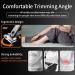 EBEWANLI Nail Clipper Set 360 Degree Rotary Fingernail and 17mm Wide Jaw Opening Straight Toenail Clippers Cutters for Thick Nails Toe Nail Clippers for Men Seniors Women Rotating+Straight - Buy Online on GoSupps.com