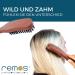 REMOS Wild Boar Bristle Hairbrush - Premium Pear Wood with Narrow Handle - Perfect for All Hair Types | International Shipping - Buy Online on GoSupps.com