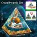 HuiJuKeJi Aries Orgonite Pyramid with Tiger Eye Stone - Zodiac Constellations Crystal Gift for Astrology Healing - Buy Online on GoSupps.com