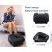 Zyllion Foot Massager with Heat - Shiatsu Rolling Kneading Massage for Deep Tissue Relief | Neuropathy & Plantar Fasciitis | ZMA-21BK Black - Buy Online on GoSupps.com