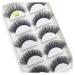 UAMOU 10/50 Boxes 5 Pairs 3D Mink False Eyelashes Soft Lashes Makeup Eyelash Faux Cils Cilios Maquiagem Cheerfully (Color : 5Pairs G808 Size : 10 Boxes 50 Pairs)
