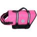 Vivaglory Ripstop Dogs Rescue vest For Small Medium Boat Dog Wallpage with improved buoyancy & visibility pink XS: 35-43cm (chest circumference) pink)