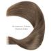 Buy If-Salt Tape Extensions Real Hair - 10pcs Bright Ash Brown 20g 30cm Invisible Smooth Hair Extensions for Girls  - Buy Online on GoSupps.com