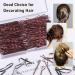 200 Hairpins & 100 Hair Ties - Premium Updo Accessories for Women & Kids | Brown Bobby Pins & Wedding Clamps - Global Shipping Available - Buy Online on GoSupps.com