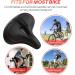 Oversized Bike Seat for Peloton & Bike+ | Wide Saddle Replacement | Compatible with Peloton Spin & Road Bikes | Seat Cushion for Men & Women | Red - Buy Online on GoSupps.com