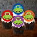 Ninja Turtle Cupcake Toppers PRECUT Optional #1 Edible Ninja Turtle Cake Topper Ninja Turtles Birthday Decorations Ninja Turtle Cake Toppers Ninja Cake Decorations Ninja Turtle Party (UNCUT 12) 12 UNCUT - Buy Online on GoSupps.com