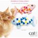 Catit Groovy Fish Toy - Interactive Motion Activated Flipping Fish Cat Toy Blue - One Size - Buy Online on GoSupps.com