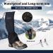 IDAND Waterproof Snow Boot Gaiters for Outdoor Activities - Black X-Large - Buy Online on GoSupps.com