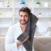 Utopia Towels 4 Piece Luxury Bath Towels Set - 100% Ring Spun Cotton 600GSM - Lightweight & Absorbent - Quick Drying - Grey 27 x 54 - Buy Online on GoSupps.com