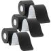 Kayiete Kinesiology Tape Precut  Sports Tape for Recovery Sports Athletic Physio Therapy Injury. Athletic Tape for Ankle Neck Knee Shoulder Pain Relief (3Rolls 60 Precut Strips  Black)