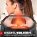 Shiatsu Neck Massage Device with Heat - Back & Shoulder Relaxation Roller for Neck Pain Relief | EU Shipping - Buy Online on GoSupps.com