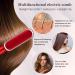 2-in-1 Hair Straightener Brush & Curler - Negative Ion Heated Comb with 5 Temp Settings | Fast Heating Anti-Scald Design (Red) - International Shipping Available - Buy Online on GoSupps.com