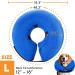 BENCMATE Inflatable Recovery Collar for Dogs & Cats - Large Blue 12-18 - Soft E-Collar for Enhanced Comfort & Visibility - Buy Online on GoSupps.com