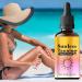 Facial Tanning Oil | Natural Glow Tanning Drops - 60ml Self-Tanning Drops for Face and Body Facial Care Oil Lotions - Buy Online on GoSupps.com