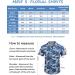 Coofandy Men's Hawaiian Floral Cotton Linen Button Down Shirt - X-Large - Palm Leaf Print - Buy Online on GoSupps.com
