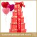 Dried Fruit & Nuts Gift Basket Red Tower + Ribbon (12 Assortments) Holiday Christmas Gourmet Bouquet Arrangement Platter  Birthday Care Package  Healthy Food Kosher Snack Box for Adults Men Women - Buy Online on GoSupps.com