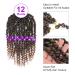 10inch Pre-Twisted Short Passion Twist Crochet Hair for Black Women - Pack of 8 - T30 - Buy Online on GoSupps.com