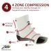 Rymora Plantar Fasciitis Support Socks - Small Arch Compression Socks for Men & Women - White (One Pair) - Buy Online on GoSupps.com